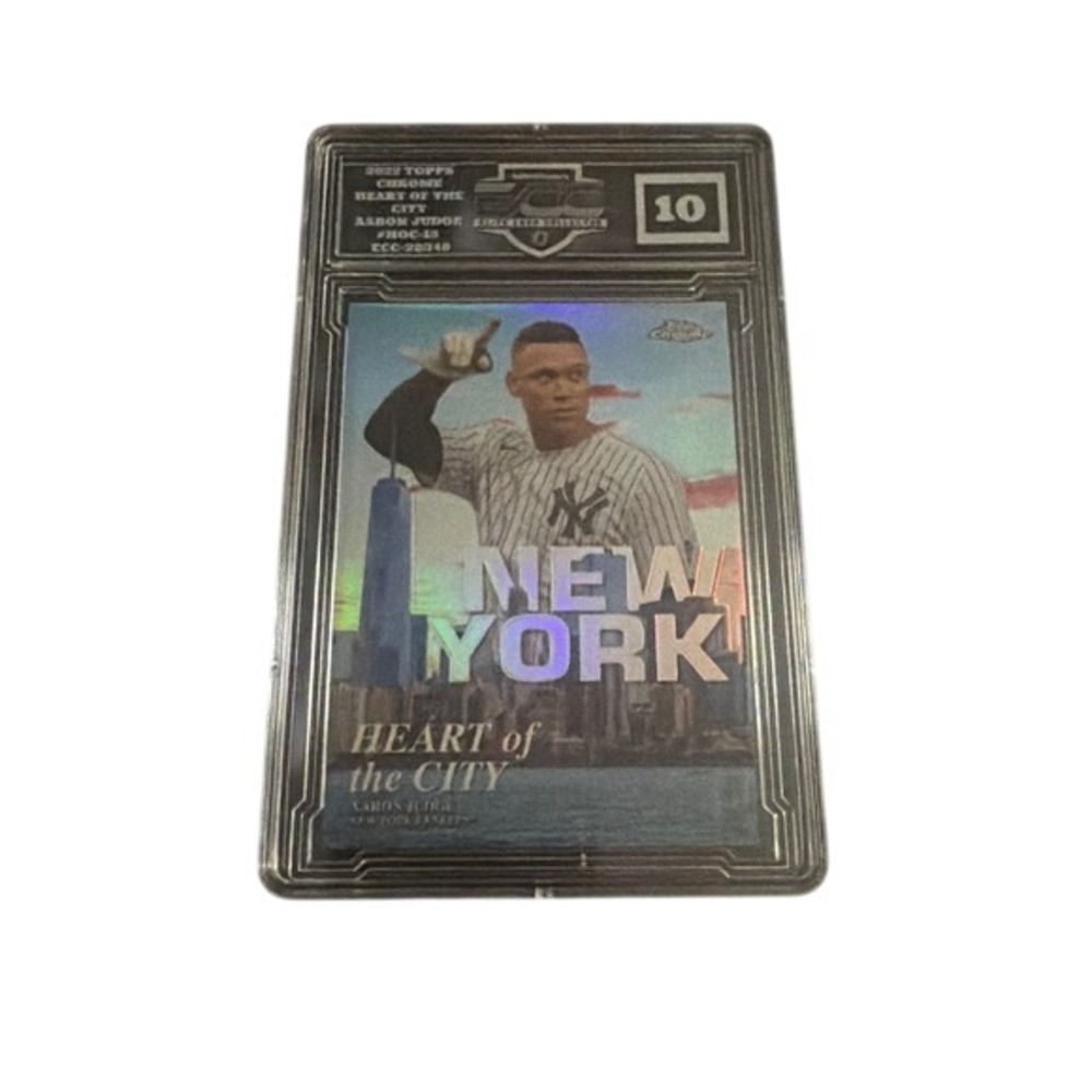 2022 Topps Chrome Heart of the City Aaron Judge Yankees HOC-13 ECC 10 Gem Mint
